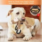 Squeaky Dog Toys,5 Pack Chew Toys,Durable Dog Chew and Cleaning Teeth Toys Plush Cute Animals No Stuffing Plush Dog Toy Set for Small Dogs - Image 6