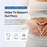Lactobacillus Reuteri Probiotic 20 Billion CFU - L Reuteri Probiotic - Highest CFU Count, Gut Health, Yogurt Starter Culture, Probiotic With Prebiotic FOS, Made In Canada, 60 Capsules - Image 3