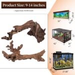 Natural Coral Large Driftwood for Aquarium Decor Reptile Decor, Assorted Driftwood Branch 9-14" 2 Pcs, Fish Tank Decoration - Image 4