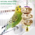 Bird Parrot Swing Toys, Chewing Standing Hanging Perch Hammock Climbing Ladder Bird Cage Toys for Budgerigar, Parakeet, Conure, Cockatiel, Mynah, Love Birds, Finches and Other Small to Medium Birds - Image 6
