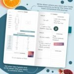 Clever Fox Wellness Planner - Weekly & Daily Health and Wellness Log, Food Journal & Meal Planner Diary for Calorie Counting, Notebook for Medical Condition Tracking – Pocket size (Aquamarine) - Image 4