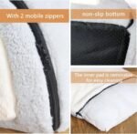 Cat Bed for Indoor Cats，Foldable cat cave，Anti-Slip & Water-Resistant Bottom，cat Houses for Indoor Cats or Small Dogs, Kitten Tent, Rabbit Bed，cat beds & Furniture - Image 8