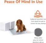 Amazon Basics Cat Pee Pads, 100 Count, Universal Fit for Litter Box, Odor Control with Lemon Scent, White/Purple - Image 5