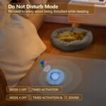 ORSDA Cat Toys Ball, Motion Chirping Activated Moving Ball, Mat Mouse Catching Game Blue, 5 Hole Hide and Seek Indoor Cat Toy - Image 7