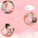 SQEQE Cat Plush Cuddly Birthday Cat Stuffed Animal Toy Soft Kitty Plush Pillows Cartoon Cat Plushies Doll Gift for Kids Birthday (Pink, 10 inch) - Image 6