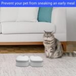 2 Meal Automatic Pet Feeder, Cat Feeder Automatic with Timer, Dry and Wet Food Dispenser, 700ml Pet Cat Food Dispenser, 48 Hours Timer, Dishwasher Safe, for Cats and Small Dogs - Image 7