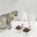 2 Meal Automatic Pet Feeder, Cat Feeder Automatic with Timer, Dry and Wet Food Dispenser, 700ml Pet Cat Food Dispenser, 48 Hours Timer, Dishwasher Safe, for Cats and Small Dogs - Image 8