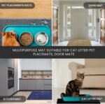 ANDALUS Cat Litter Mat - Kitty Litter Trapping Mat for Litter Boxes - Kitty Litter Mat to Trap Mess, Scatter Control - Washable Indoor Pet Rug and Carpet - Grey, Extra Large (60cm x 90cm) - Image 8