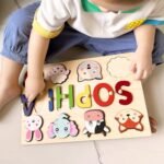 Name Puzzle for Kids Personalized, Montessori Learning Toys for 1 Year Old Boy Girl, Custom Puzzles with Engraved Text on Back, Personalized Baby Easter Gifts - Image 9