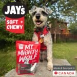 Jay's Soft & Chewy My Mighty Wolf Pork Dog Treats 454g Made in Canada - Image 3