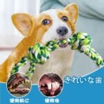 Dog Toy Indestructible 2 Pieces 55 cm Dog Toy Rope Tug Toy with Knot Made of Cotton Dog Chew Toy Dog for Large and Medium Dogs - Image 5