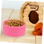 INOOMP 4pcs Small Hamster Food Bowls and Water Bowls Set Blue and Pink for Guinea Pig Chinchilla and Small Rodent Feeding - Image 5