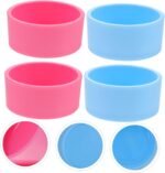 INOOMP 4pcs Small Hamster Food Bowls and Water Bowls Set Blue and Pink for Guinea Pig Chinchilla and Small Rodent Feeding - Image 10
