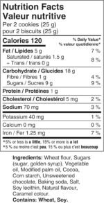 Fudgee-O Chocolatey Creme Filled Sandwich Cookies, 303 g, Baked in Canada - Image 3