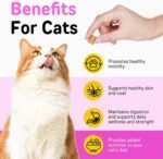 Cat Multivitamin Chews: 15 in 1 Vitamins for Cats - Daily Cat Supplements & Treats - Immune, Joint Support, Skin & Coat, & Digestion (30 Day Supply) - Image 3