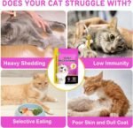 Cat Multivitamin Chews: 15 in 1 Vitamins for Cats - Daily Cat Supplements & Treats - Immune, Joint Support, Skin & Coat, & Digestion (30 Day Supply) - Image 5