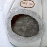 Deep Sleep Comfort in Winter Cat Bed Little Mat Basket for Cat's House Products Pets Tent Cozy Cave Beds Indoor Cat Dog House (Large) Grey - Image 4