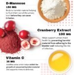 Cranberry D-Mannose Urinary Tract Support - Bladder Health Supplement for Dogs and Cats - 60 Tablets - Image 8