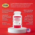 Cranberry D-Mannose Urinary Tract Support - Bladder Health Supplement for Dogs and Cats - 60 Tablets - Image 11
