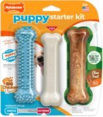 Nylabone Puppy Chew Toy & Treat Puppy Starter Set, Blue Puppy Chew Toys for Boys - Image 10