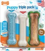 Nylabone Puppy Chew Toy & Treat Puppy Starter Set, Blue Puppy Chew Toys for Boys - Image 11