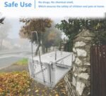 Fish Scale Humane Mouse Trap, Rat Cage Trap Suitable for Capturing Mice or Hamsters Alive, Friendly Small Animal Humane Live Cage Rat - 11.2'' X 5.5'' X 5'' - Image 6