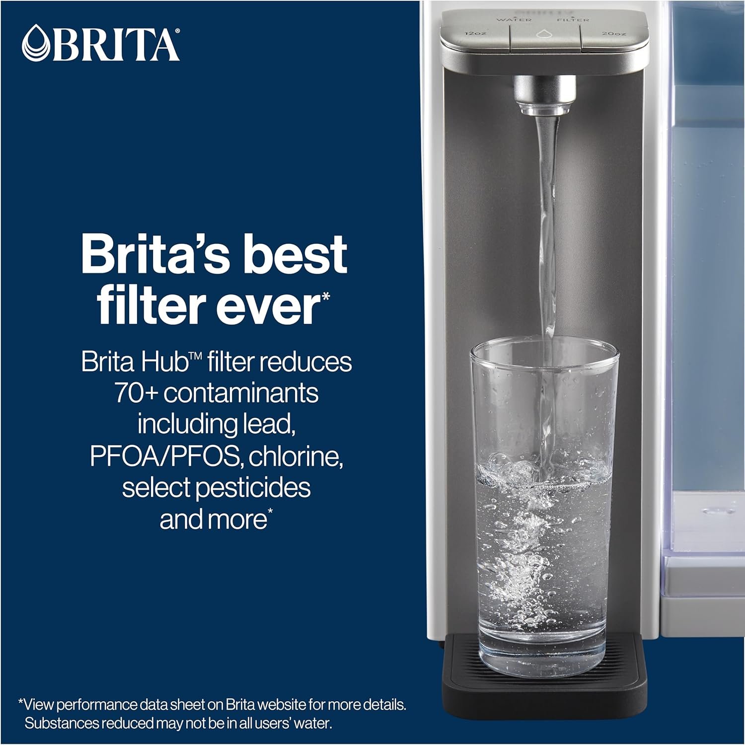 Brita HUB™ Filter Replacement, Water Filter for Instant Powerful Countertop Water Filtration System - Image 4