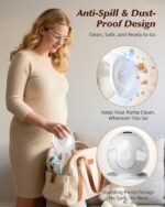 Hands Free Breast Pump K6, Upgraded Wearable Double with 19 Levels 4 Modes of Strong Suction,Electric Breast Pump Portable, BPA Free (White, 2 Pack) - Image 9