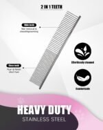 VOVA Pet Hair Clippers Scissors Set,Dog Grooming Scissors Kits with Safety Round Tips, Heavy Duty Stainless Steel Pet Shears for Cats Dogs - Image 4