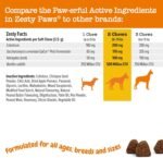 Dog Immune Chews - Dog Supplements for Immune Support & Gut Health Formulated with Salmon Oil and Omega 3 for Itchy Skin Relief, Peanut Butter Flavor 60 Count Zesty Paws - Image 5