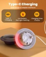 Interactive Toy Ball for Small and Medium Dogs, Automatic Rolling with Voice Recording & 7 LED Light Modes, Motion-Activated Moving & Rotating, Smart & Safe Design to Keep Your Pup Busy (White)​ - Image 7