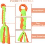 ASOCEA Dog Rope Toys Pet Interactive Tug of War Rope Toys Dog Flirt Pole Replacement Toys Training Pull Toy for Small Medium Dogs Puppies Breed Chewers 3 Pack - Image 4