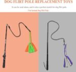 ASOCEA Dog Rope Toys Pet Interactive Tug of War Rope Toys Dog Flirt Pole Replacement Toys Training Pull Toy for Small Medium Dogs Puppies Breed Chewers 3 Pack - Image 6