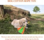 ASOCEA Dog Rope Toys Pet Interactive Tug of War Rope Toys Dog Flirt Pole Replacement Toys Training Pull Toy for Small Medium Dogs Puppies Breed Chewers 3 Pack - Image 7