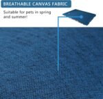 KROSER Dog Bed Reversible (Warm&Cooling), Machine Washable Crate Pad, Pet Mat for Small to Large Dog from 25lbs to110lbs, for Small to XXX-Large Dogs - Image 4