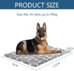 KROSER Dog Bed Reversible (Warm&Cooling), Machine Washable Crate Pad, Pet Mat for Small to Large Dog from 25lbs to110lbs, for Small to XXX-Large Dogs - Image 5