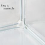 Transparent Clear Small Animal Playpen, Guinea Pig Cages, Puppy Dog Pet Rabbit Bunny Indoor Outdoor Fence Pen Enclosure, White Plastic Playpen,12 X 12 Inch, Panels - Image 8