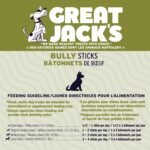 Great Jacks Dog Treats Pouch Bully Sticks Air-Dried Dog Chews Food Topper Snacks with Single Ingredient Made in Canada for Your Furry Friends 18 Bully Sticks - Image 8
