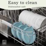 Cat Bowls for Indoor Gentle Small Kitten (2pcs, Coral&Blue, Soft Silicone) Shallow Wide Plates Feeder Whisker Fatigue Relief Cute Pet Kitty Food Water Dishes Set Anti Slip, Dishwasher Safe - Image 7