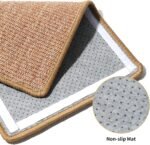 FUKUMARU Cat Scratcher Mat, 60 X 40 CM Natural Sisal Cat Scratch Mats, Horizontal Cat Floor Scratching Pad Rug, Protect Carpets and Sofas - Image 7