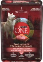 Purina ONE True Instinct High Protein Dry Dog Food, Beef & Salmon - 12.4 kg Bag - Image 3