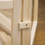 PawHut Wooden Large Hamster Cage, Rat Habitat, 3 Tier Small Animal Exercise Play House with Tray, Water Bottle, Activity Center, Natural - Image 10