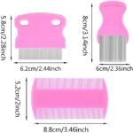 6 Different Kinds of Pet Dog Cat Flea Comb Remover Combs,Stainless Steel Pet Flea Comb for Effectively Clean And Remove Tangles, Dirt, Fleas, Lice, And Ticks, Suitable For Pet Combs - Image 4