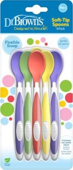 Dr. Brown's Soft-Tip Toddler Feeding Spoons, 6 Pack, Multi - Image 4