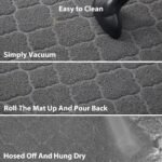 WePet Cat Litter Box Mat, Kitty Premium PVC Pad, Durable Trapping Rug, Phthalate Free, Urine-Resistant, Scatter Control, XXL 120 x 90 cm, Grey - Image 7