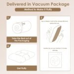 EHEYCIGA Calming Dog Crate Bed XL Extra Large, Washable Anti Anxiety Dog Pet Bed, Fluffy Dog Pillow Mat with Anti-Slip Bottom, Camel, 41.3"x27.5"x3.5" - Image 4