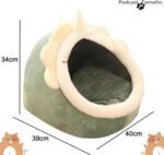 Cat Beds for Indoor Cats Cat Bed BedSemi-Enclosed Detachable Cat Cave Bed Cat Dog Basket Suitable for Small Pet Bed - Image 3