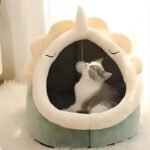 Cat Beds for Indoor Cats Cat Bed BedSemi-Enclosed Detachable Cat Cave Bed Cat Dog Basket Suitable for Small Pet Bed - Image 4