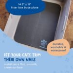 Kitty Cure Cat Nail File Scratcher, Odor-Resistant Litter Box Emery Board Scratcher Pad, No Peeling Needed, Waterproof, Non-Toxic & Long-Lasting Cat Scratcher That Files Nails - Image 5