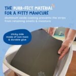 Kitty Cure Cat Nail File Scratcher, Odor-Resistant Litter Box Emery Board Scratcher Pad, No Peeling Needed, Waterproof, Non-Toxic & Long-Lasting Cat Scratcher That Files Nails - Image 6